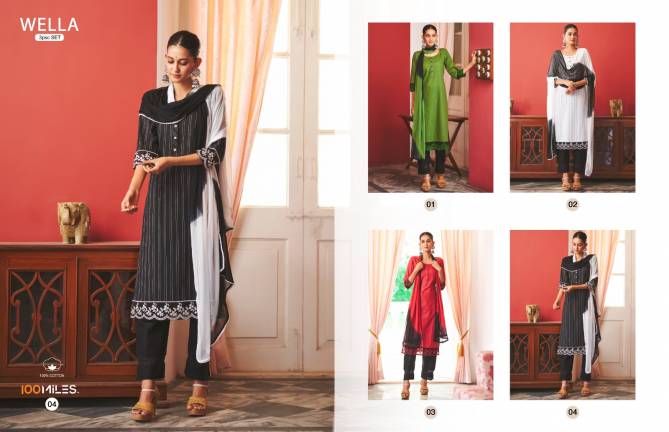 Wella By 100 Miles Readymade Salwar Suits Catalog
